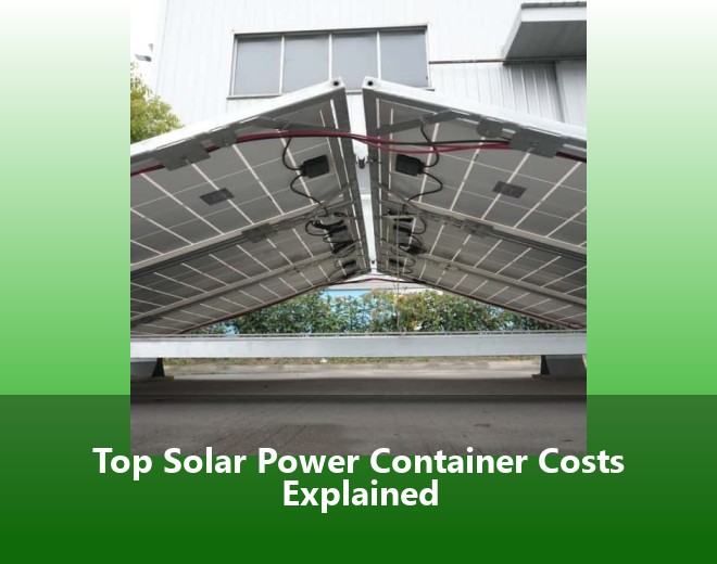 Top Solar Power Container Costs Explained
